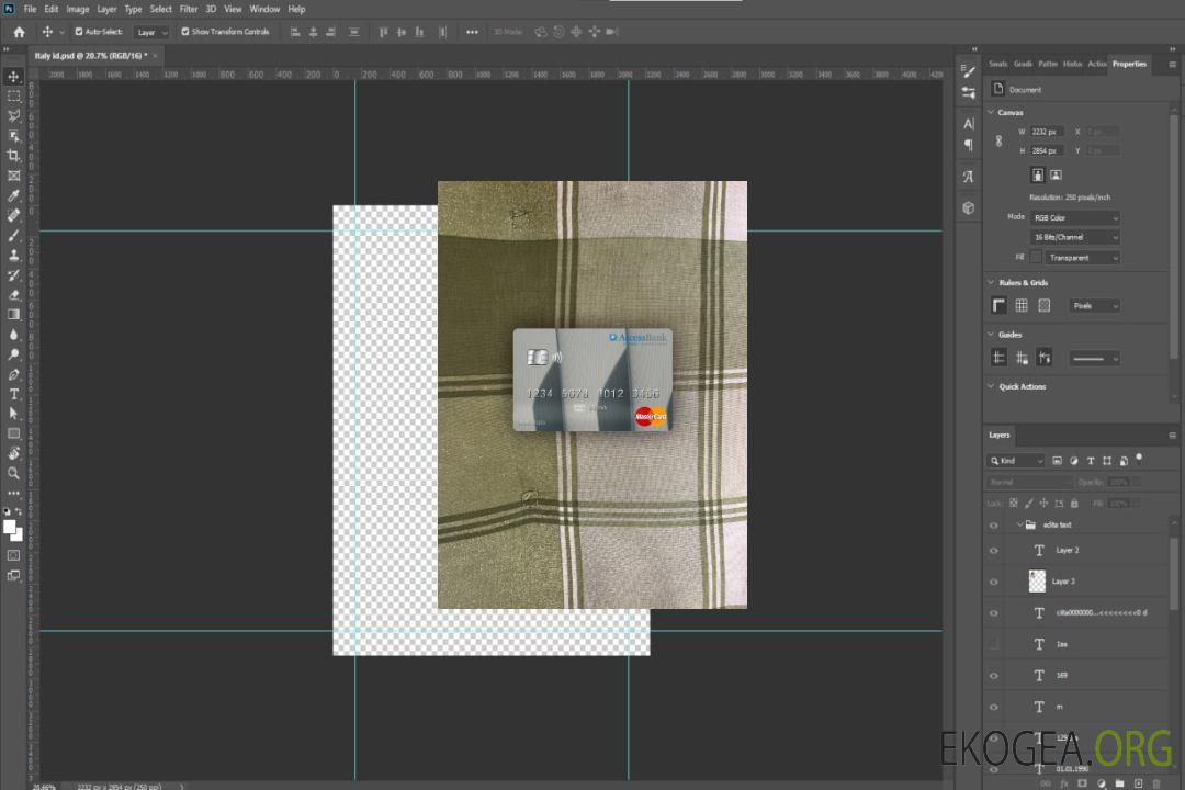 Photolook mastercard de la Liberia Access Bank recto template